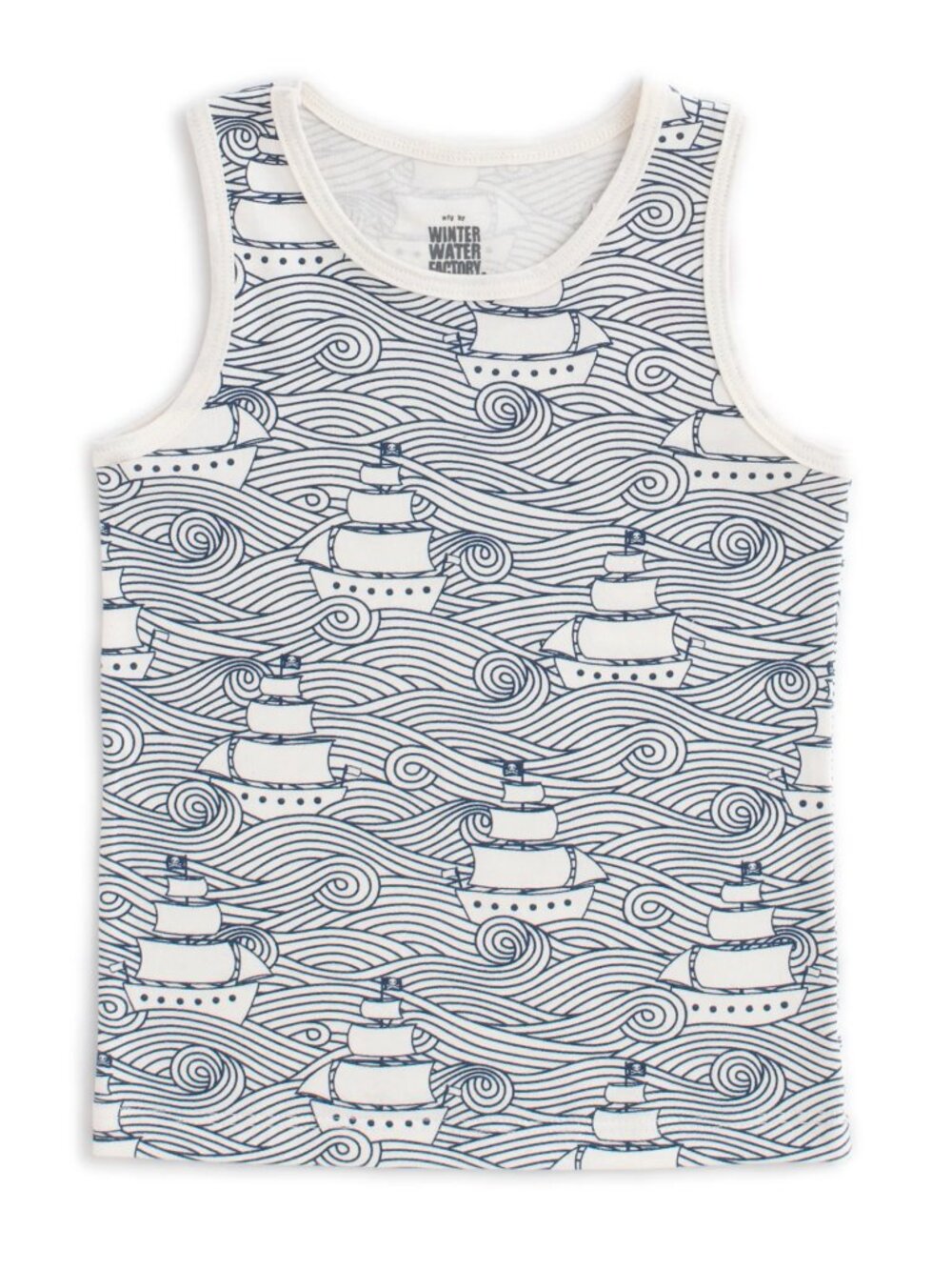 Winter Water Factory High Seas Navy Tank Top